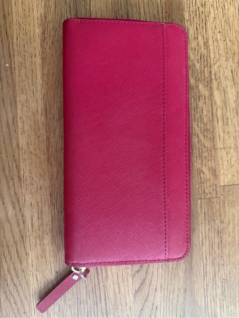kate spade New York Saffiano Zip Wallet in Red - Picture 2 of 2